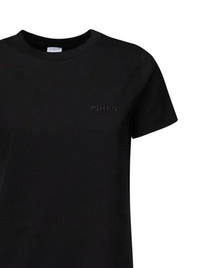 Pinko Bussolotto T-shirt Jersey In Black