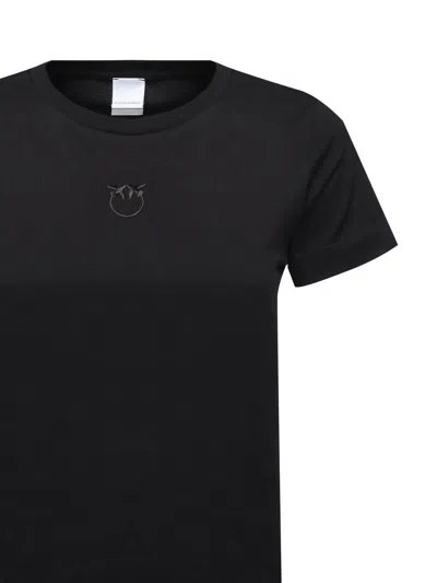 Pinko Bussolotto T-shirt In Black