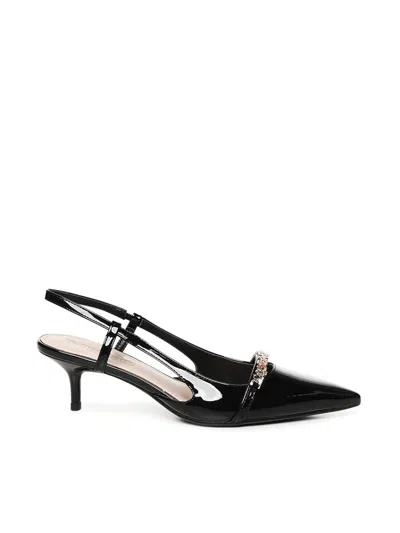 Pinko Gloria Patent Leather Slingback Pumps In Black