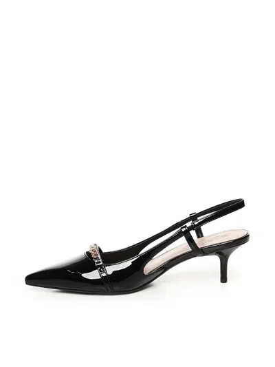 Pinko Gloria Patent Leather Slingback Pumps In Black