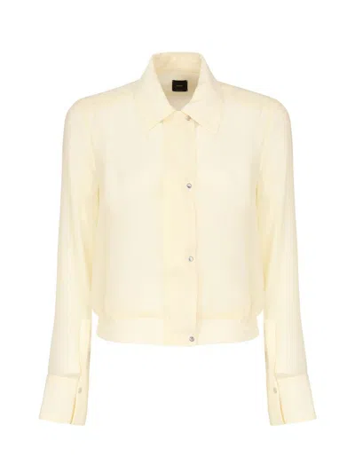 Shop Pinko Shirts In Yellow