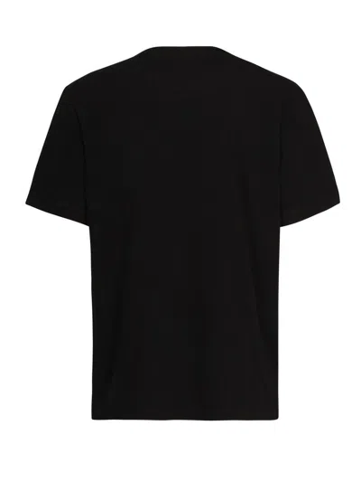 Dsquared2 Regular Fit Metal Logo Tee In Black