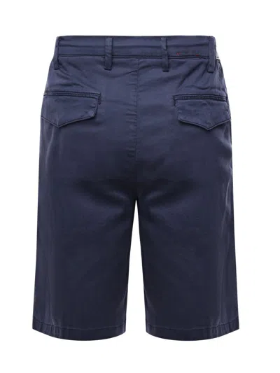 Shop Eleventy Shorts In Blue