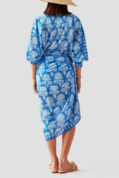 Omika Callista Button Down In Mika Azure