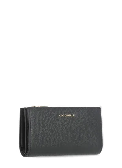 Coccinelle Metallic Soft Wallet In Black