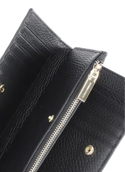 Coccinelle Metallic Soft Wallet In Black