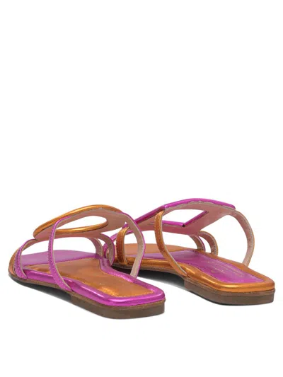 Shop Elina Linardaki Sandals In Orange