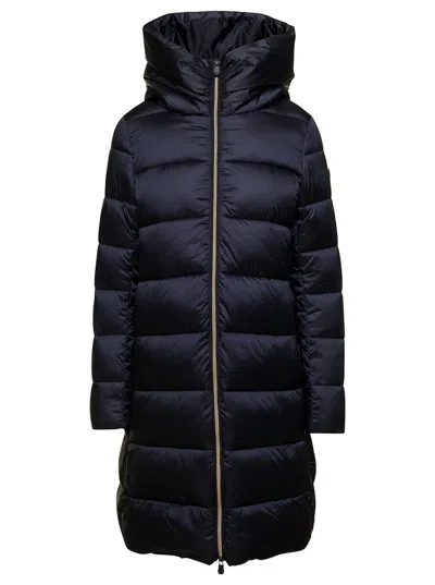 Save The Duck Lysa Long Puffer In Black