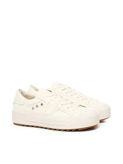 Philippe Model Paris High Sneaker In Beige