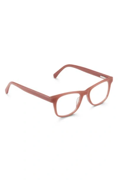 Eyebobs The Director 46mm Square Reading Glasses In Mauve Pink
