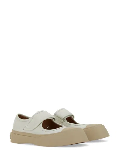 Shop Marni Mary Jane Sneaker In White