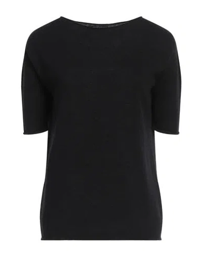 Aragona Woman Sweater Black Size 10 Cashmere In Black