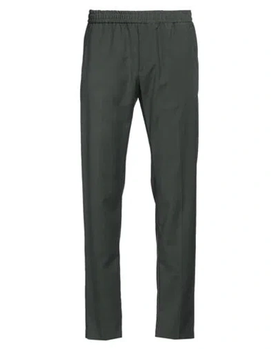 Liu •jo Man Man Pants Dark Green Size 28 Polyester, Wool, Elastane In Green