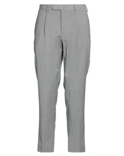 Santaniello Il Viaggiatore Man Pants Grey Size 40 Polyester, Wool, Elastane In Grey