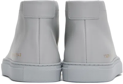 Common Projects Original Achilles Mid Leather Sneaker In 7543 Grey *