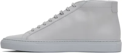 Common Projects Original Achilles Mid Leather Sneaker In 7543 Grey *