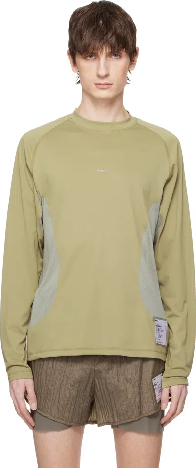 Satisfy Auralite Tech T-shirt In Army Green