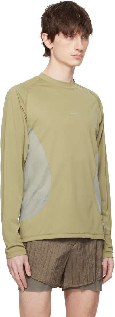 Satisfy Auralite Tech T-shirt In Army Green