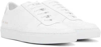 Common Projects Bball Summer Edition Leather Sneakers In *0506 White