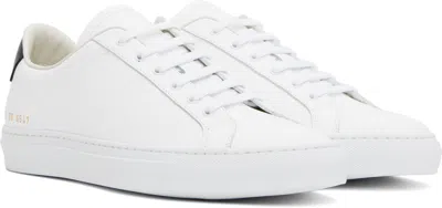 Common Projects Retro Low-top Sneakers In *0547 White/black