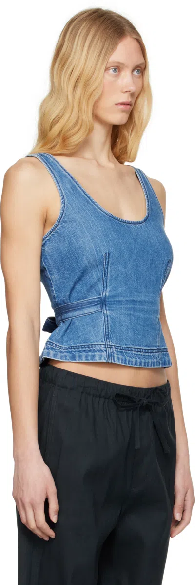 Rag & Bone Ultra Featherweight Estelle Denim Top In Beekman In Beekman