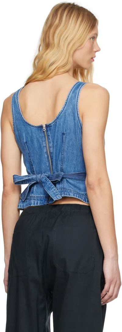 Rag & Bone Ultra Featherweight Estelle Denim Top In Beekman In Beekman