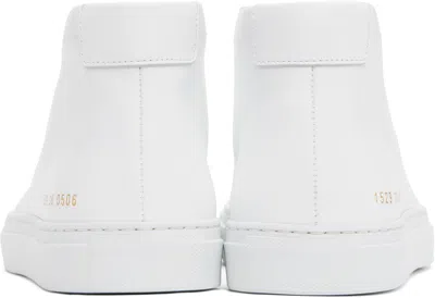 Common Projects Original Achilles Mid Leather Sneaker In 0506 White *