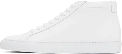 Common Projects Original Achilles Mid Leather Sneaker In 0506 White *