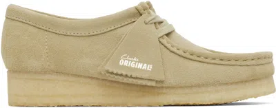 Clarks Originals Womens Wallacraft Bee Suede Shoes In Beige In Neturals