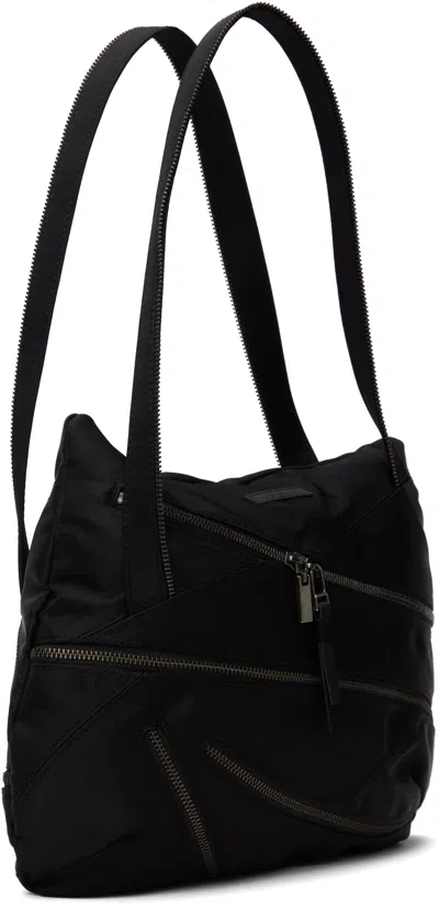 Ader Error Black Zip Tote In Black