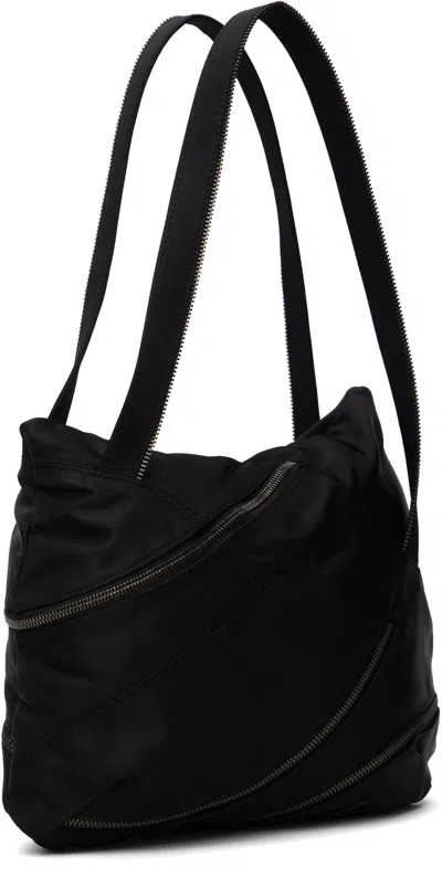 Ader Error Black Zip Tote In Black