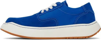 Ader Error Blue Log Dide Sneakers In Blue
