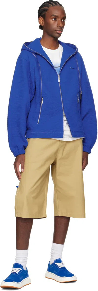 Ader Error Blue Log Dide Sneakers In Blue