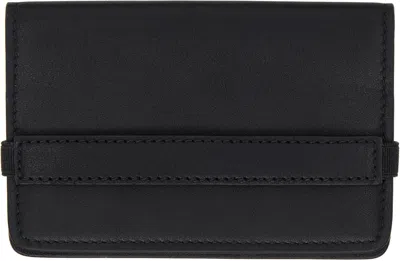 Common Projects Black Accordion Wallet In 7547 Black