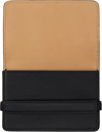 Common Projects Black Accordion Wallet In 7547 Black