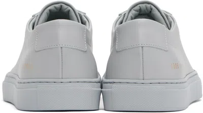 Common Projects Original Achilles Low Leather Sneakers In *7543 Grey
