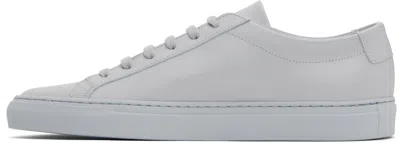 Common Projects Original Achilles Low Leather Sneakers In *7543 Grey