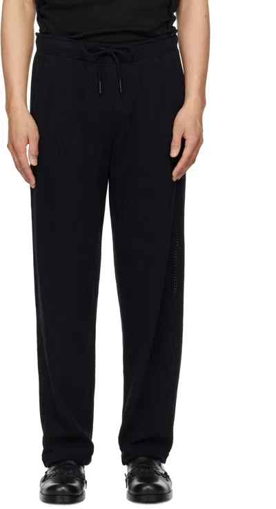 Oas Black Ayora Net Trousers In Black