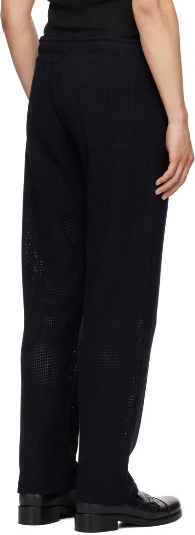 Oas Black Ayora Net Trousers In Black