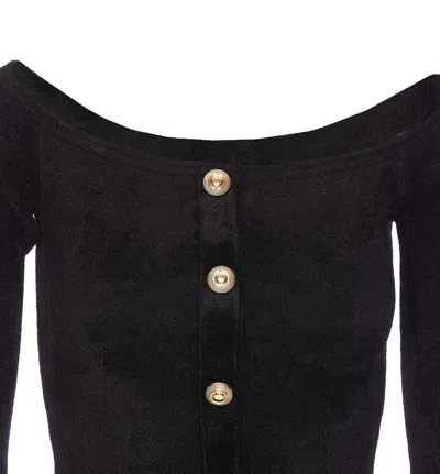 Self-portrait Self Portrait Women Chenille Knit Mini Dress In Black