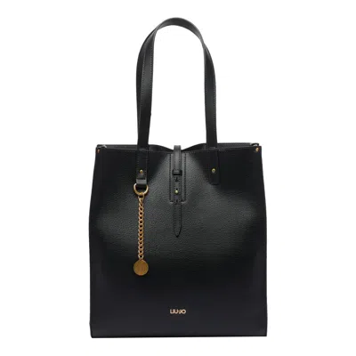 Liu •jo Logo-print Tote Bag In Black