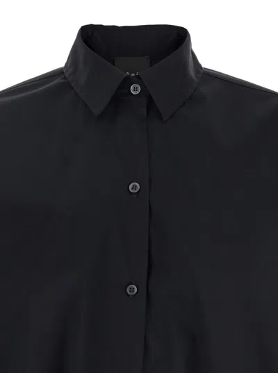 Plain Camicia Over In Cotone In Black