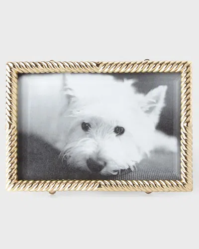L'objet Gold Deco Twist 4" X 6" Picture Frame In Gold