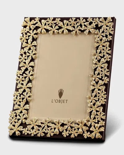 L'objet Gold Garland 5" X 7" Picture Frame In Gold