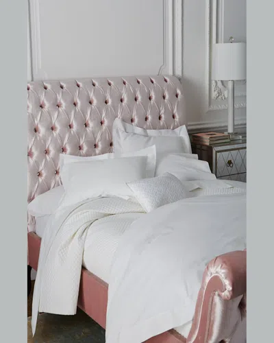 Haute House Duncan Fife Blush Tufted Queen Bed In Blush