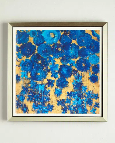 Rfa Fine Art Floral #8 Abstract Giclee On Paper Wall Art In Multi Colors