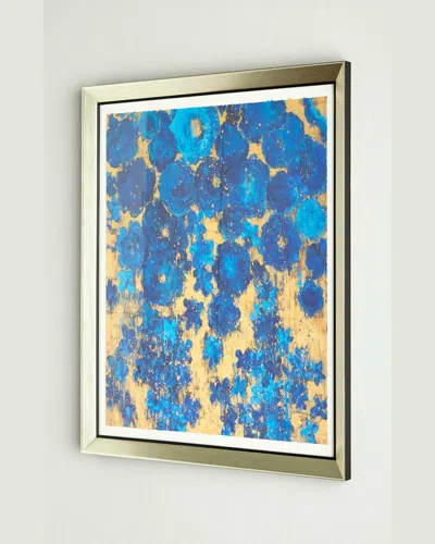 Rfa Fine Art Floral #8 Abstract Giclee On Paper Wall Art In Multi Colors