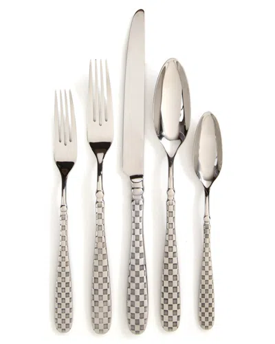 Mackenzie-childs 5-piece Check Flatware Place Setting
