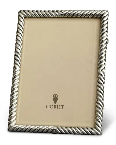 L'objet Deco Twist Platinum-plated 8" X 10" Frame