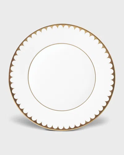 L'objet Aegean Filet Gold Dessert Plate In Gold/white